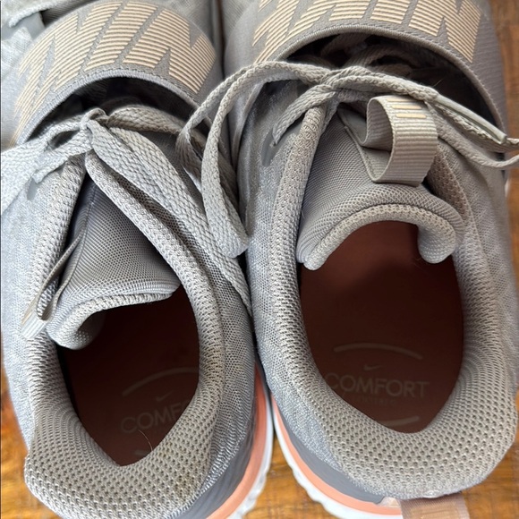Nike Renew Gray and Pink Athletic Shoes with Breathable Mesh, Womens 12 - Picture 6 of 9